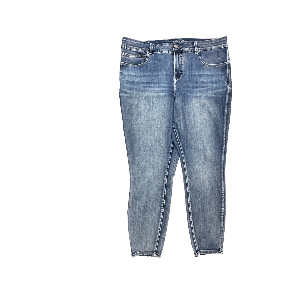 Maurices Ever Flex High‎ Rise Skinny Women's size 20W Dark Wash Blue Denim Jeans